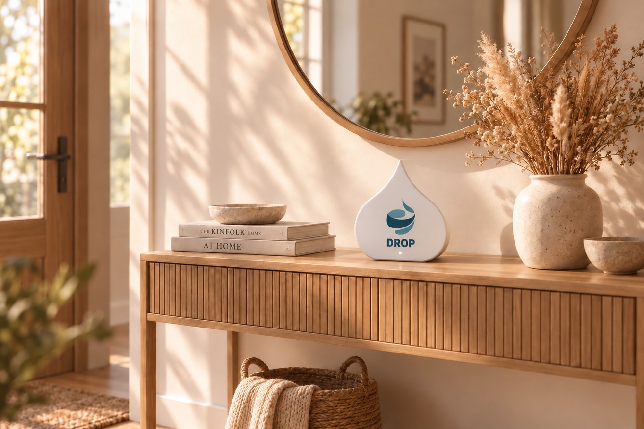 Pièce lumineuse où DROP collecte des données, visuel d’illustration