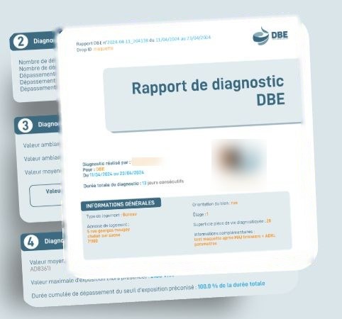 Exemple de rapport de diagnostic DBE remis au client (maquette)